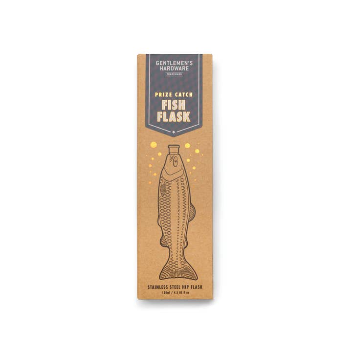 Fish Hip Flask for wholesale by Gentlemen's Hardware