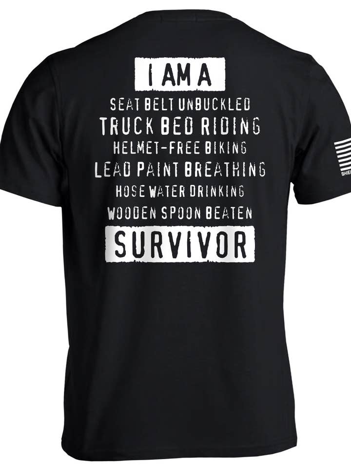 I'm A Hard Times Survivor for wholesale by Shield Republic