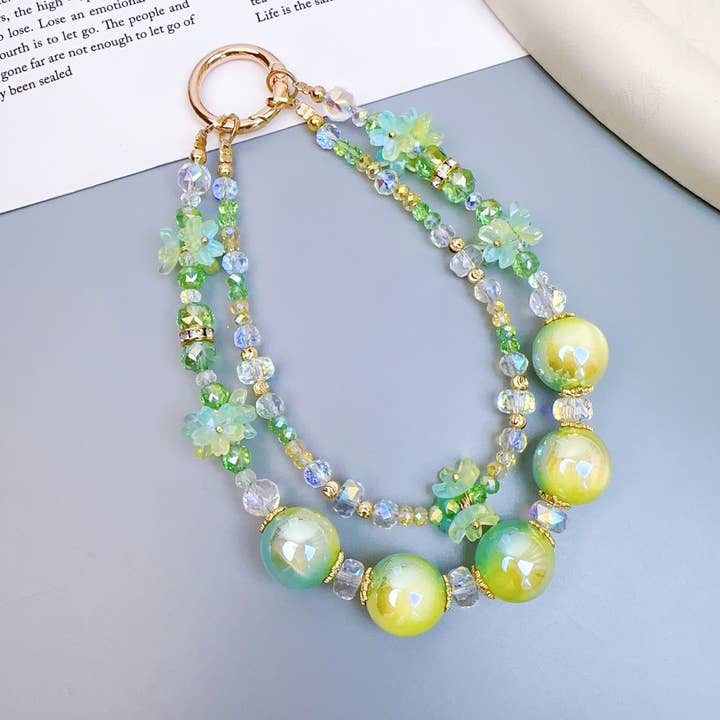 MKS America - Wholesale Individual Charm/Pendant - Fashionable Glass Bead Phone Case Bag Charms4