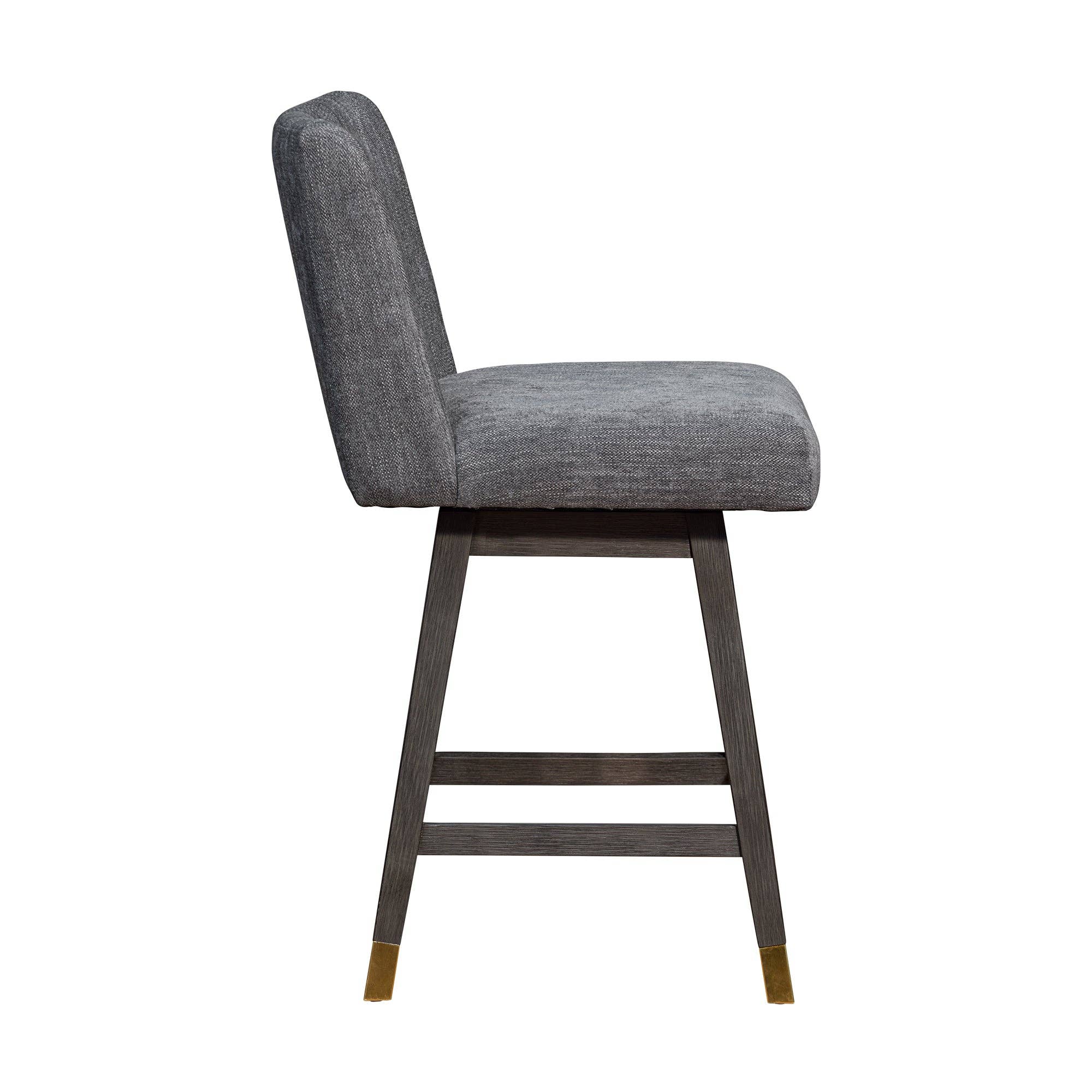 Armen Living - Wholesale Stool - Isabella Modern Upholstered Wood Swivel Barstool44