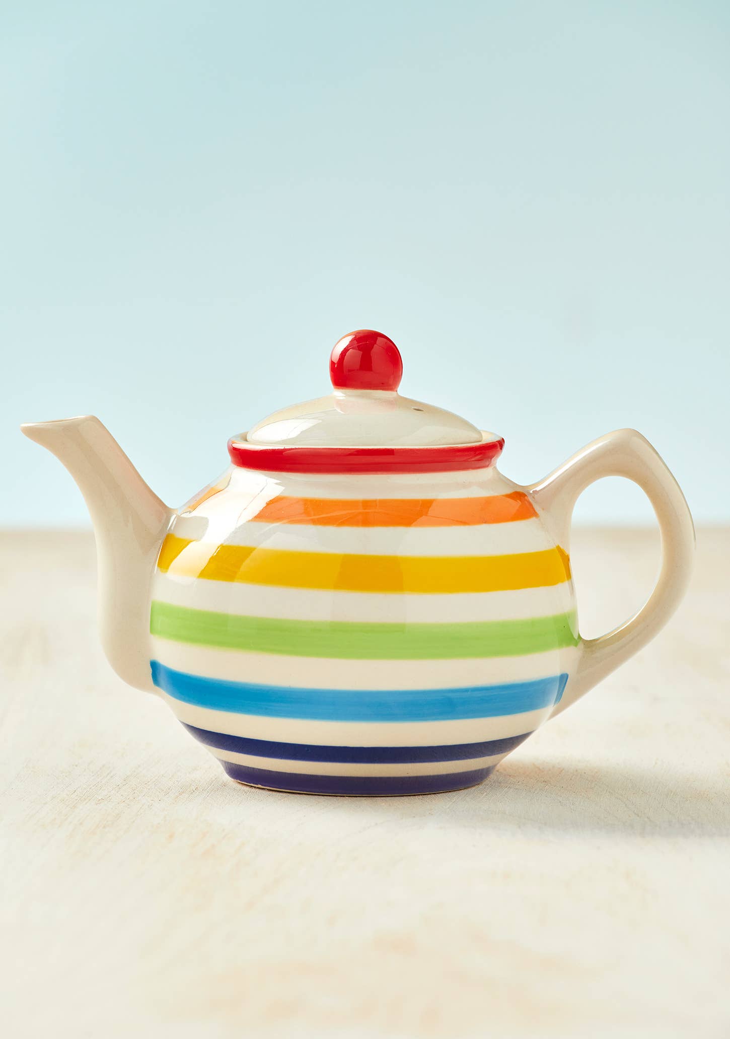 Namaste - Wholesale Tea Pot - Hand Painted New Rainbow Small Teapot0