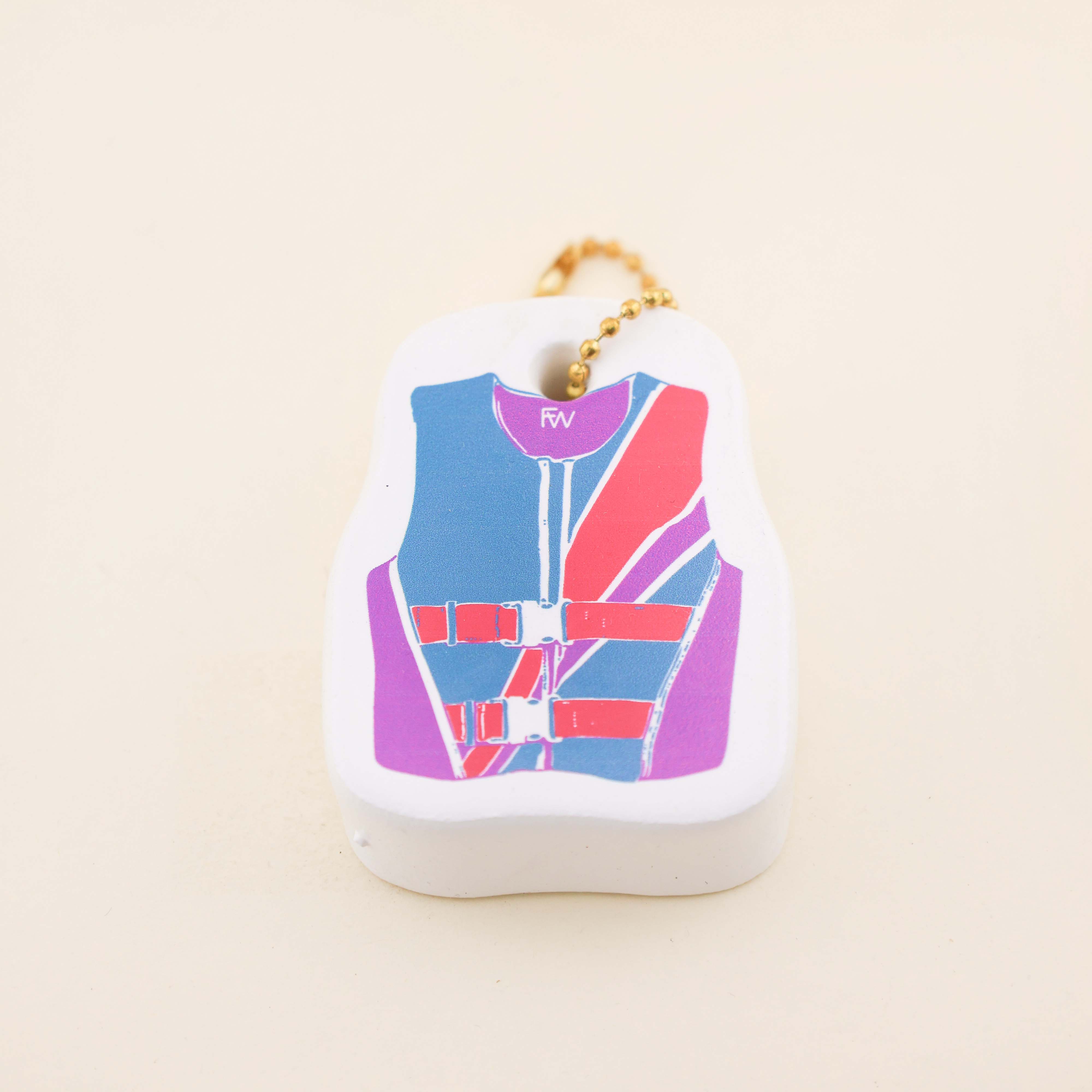 Freshwater Curated Goods - Wholesale Keychain - Unisex - '90s Lifejacket Floating Keychain1