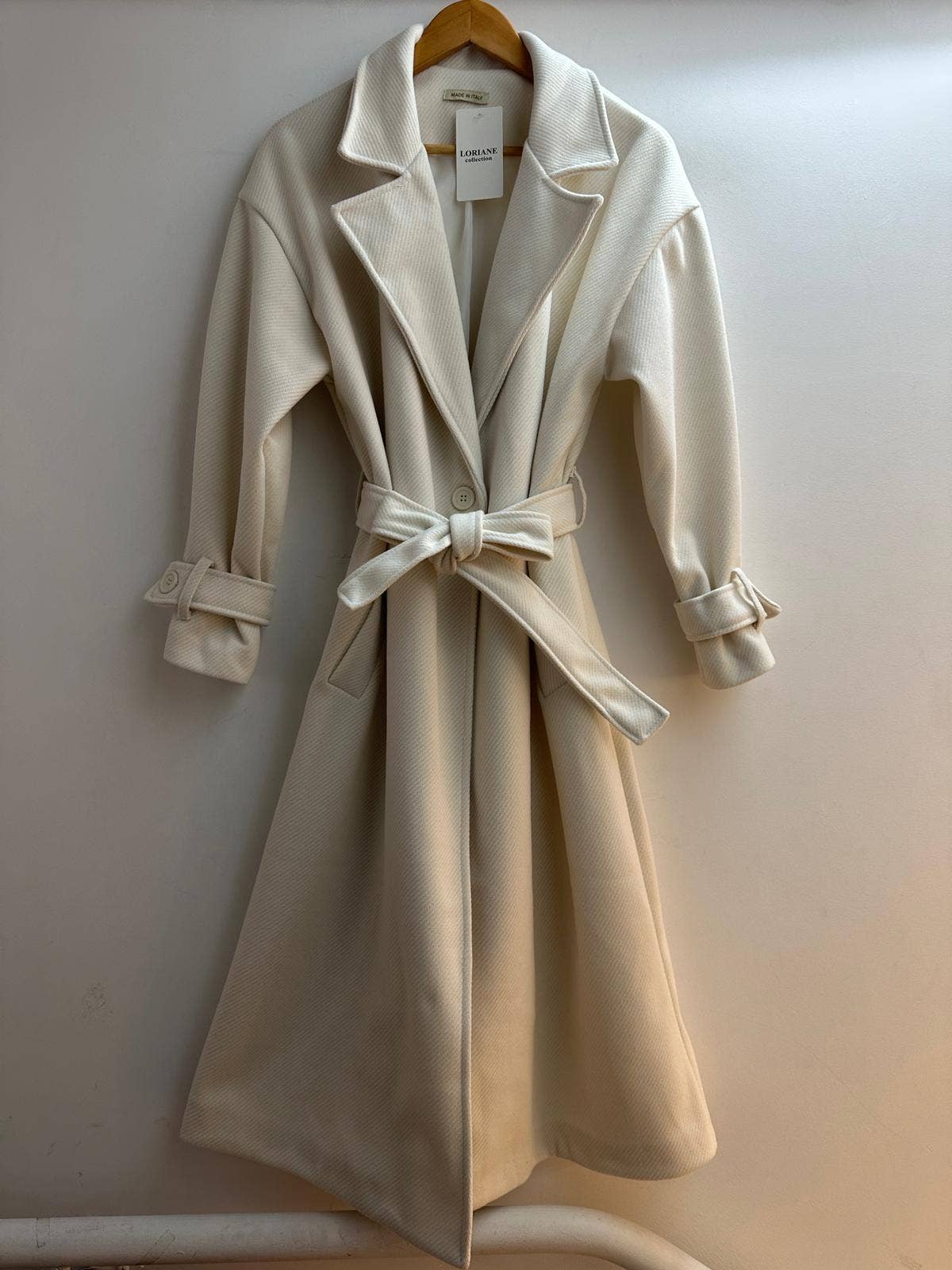 LORIANE - Wholesale Coat - Women's - 1008 One size pocket coat with belt6