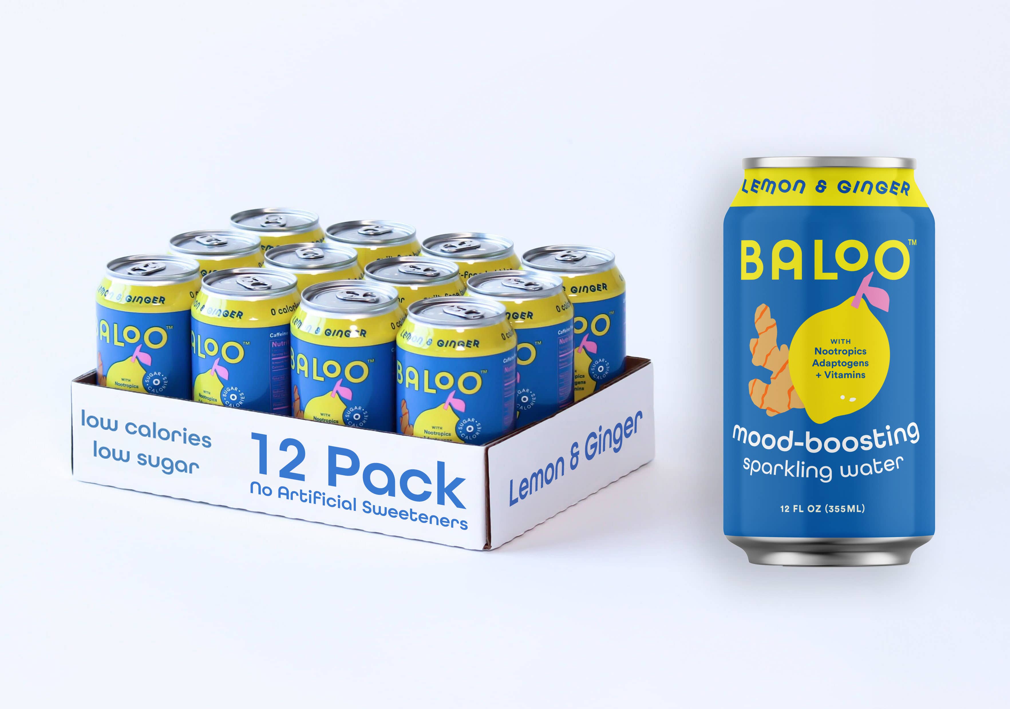 Baloo - Wholesale Sparkling Water - Lemon & Ginger1