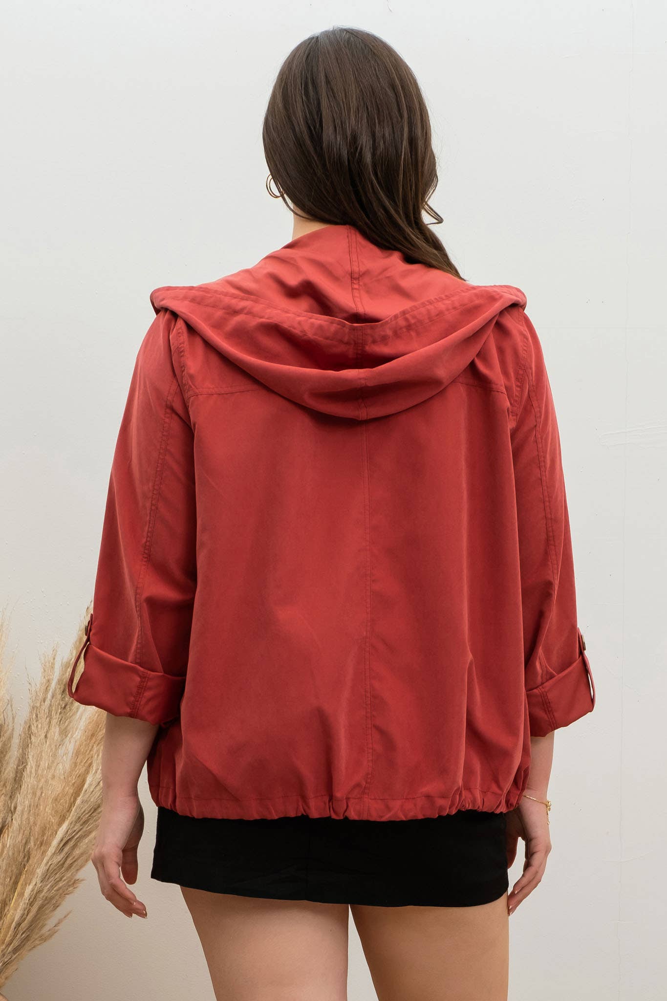 Blu Pepper - Vente Veste – femme - VESTE À CAPUCHE ZIPPÉE À BOUTON-PRESSION PLUS26