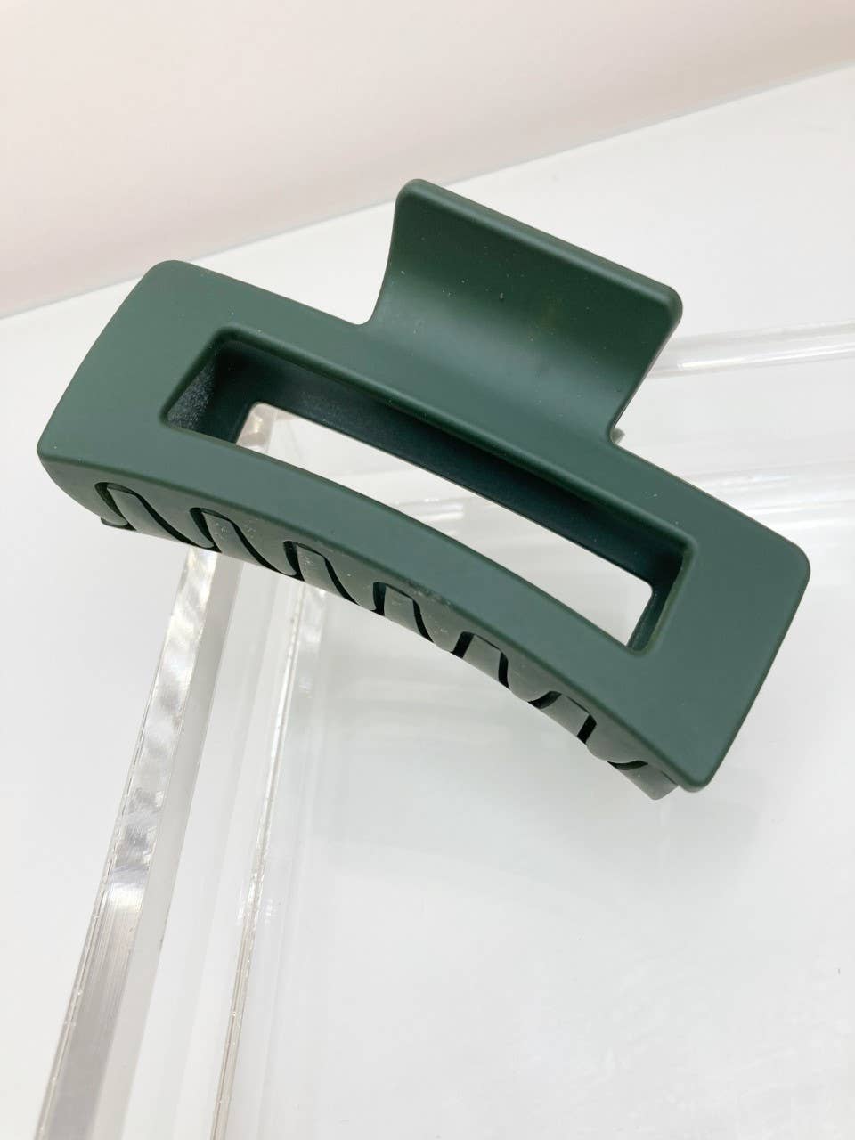 Kitten Claws Clips – Großhandel Haarclip – Damen – FOREST GREEN* Klauenclip, Größe M2