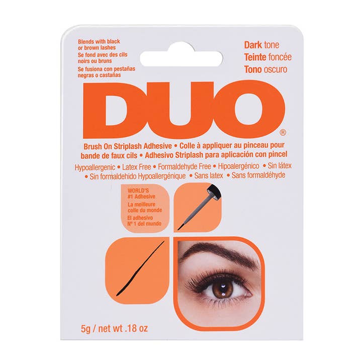 PINEAPPLE Beauty – wholesale False/fake eyelashes – DUO 56896 Dark Brush On Strip Lash Adhesive - 6pcs