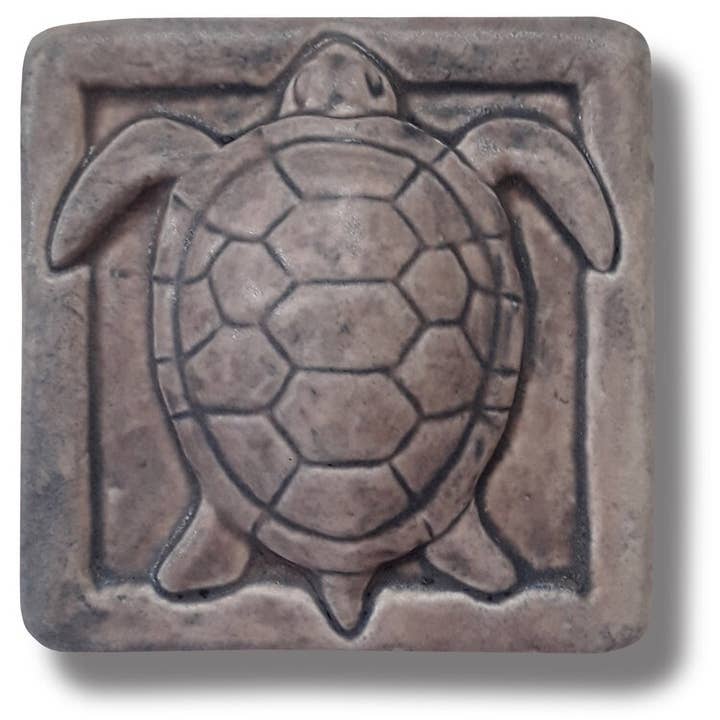 Sea Turtle Art Tile Turtle tema kystindretning for engroshandel hos Whistling Frog Tile Inc.