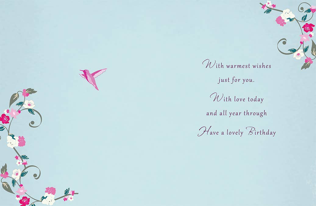 Piccadilly Greetings – wholesale Birthday card – Birthday Card, Auntie, Bird And Cage1