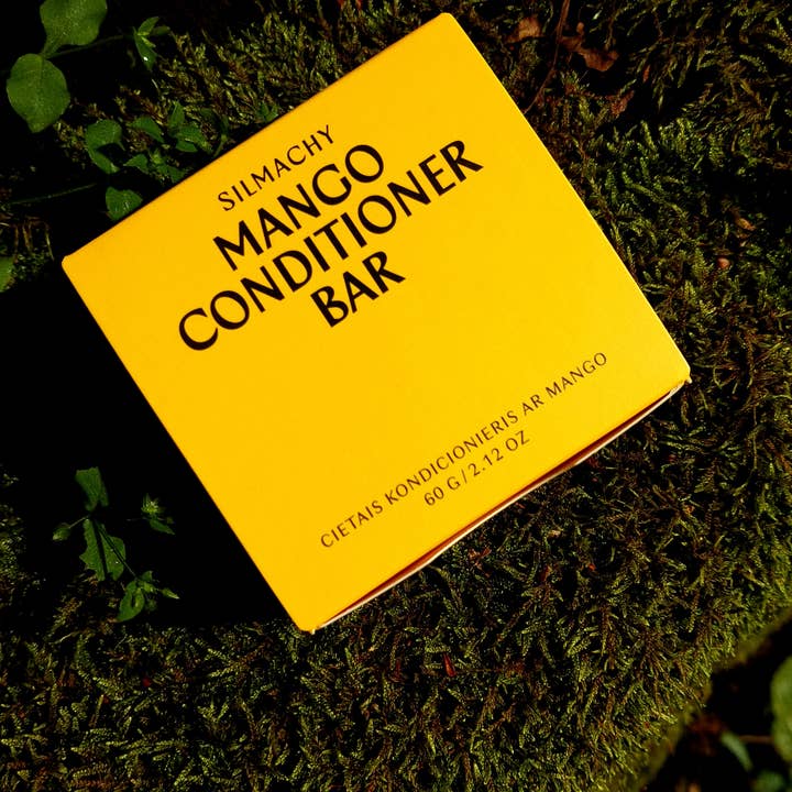 SILMACHY cosmetics - Wholesale Hair Conditioner - Nourishing Mango Conditioner Bar – For Dry or Frizzy Hair8