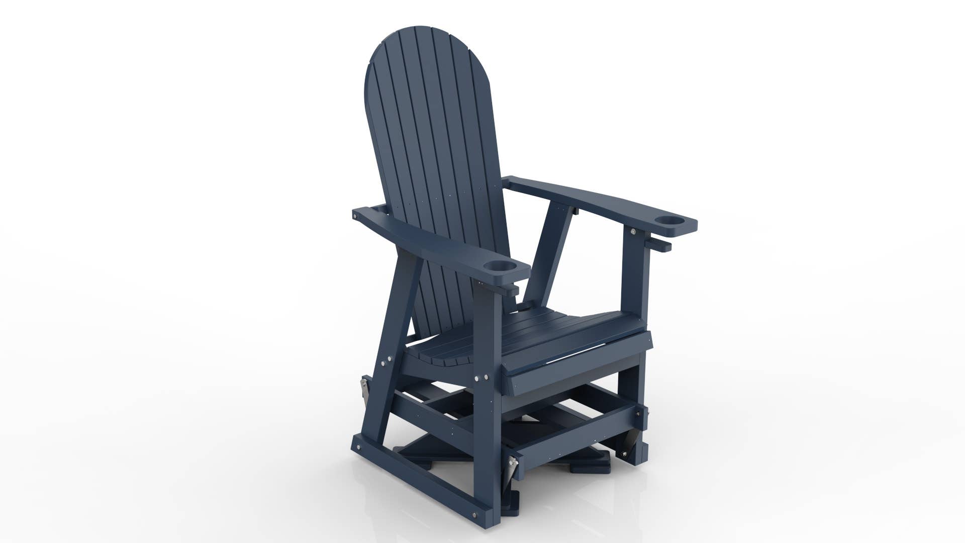 Evergreen Patio - Vente Chaise Adirondack - Planeur pivotant en polyéthylène8