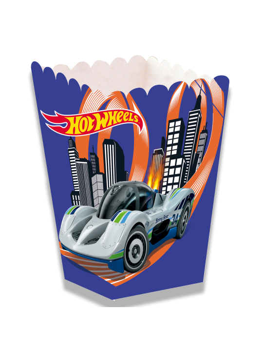 Dream Party - Wholesale Feesttasje/zakje - Hoog doosje Hot Wheels 12 x 5 x 5 cm0