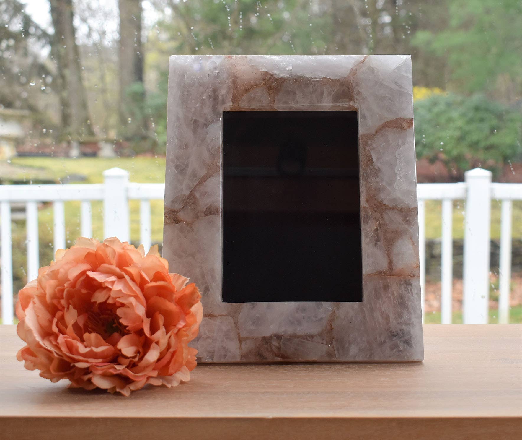 Olympus Minerals Co - Wholesale Picture Frame - Rose Quartz Picture Frame (4 Sizes)4