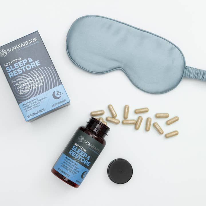 Sunwarrior - Wholesale Oral Supplement/Vitamin - Sunwarrior Active Nighttime Capsules - Sleep & Restore6