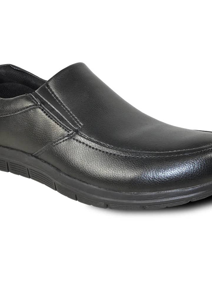 Chaussure antidérapante VANGELO pour homme NICK-3 noire pour la vente par Tux-USA®