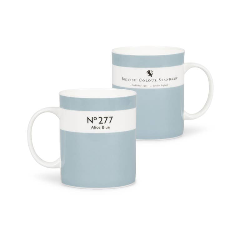 Colour Dictionary Mug - Alice Blue for wholesale by BRITISH COLOUR STANDARD