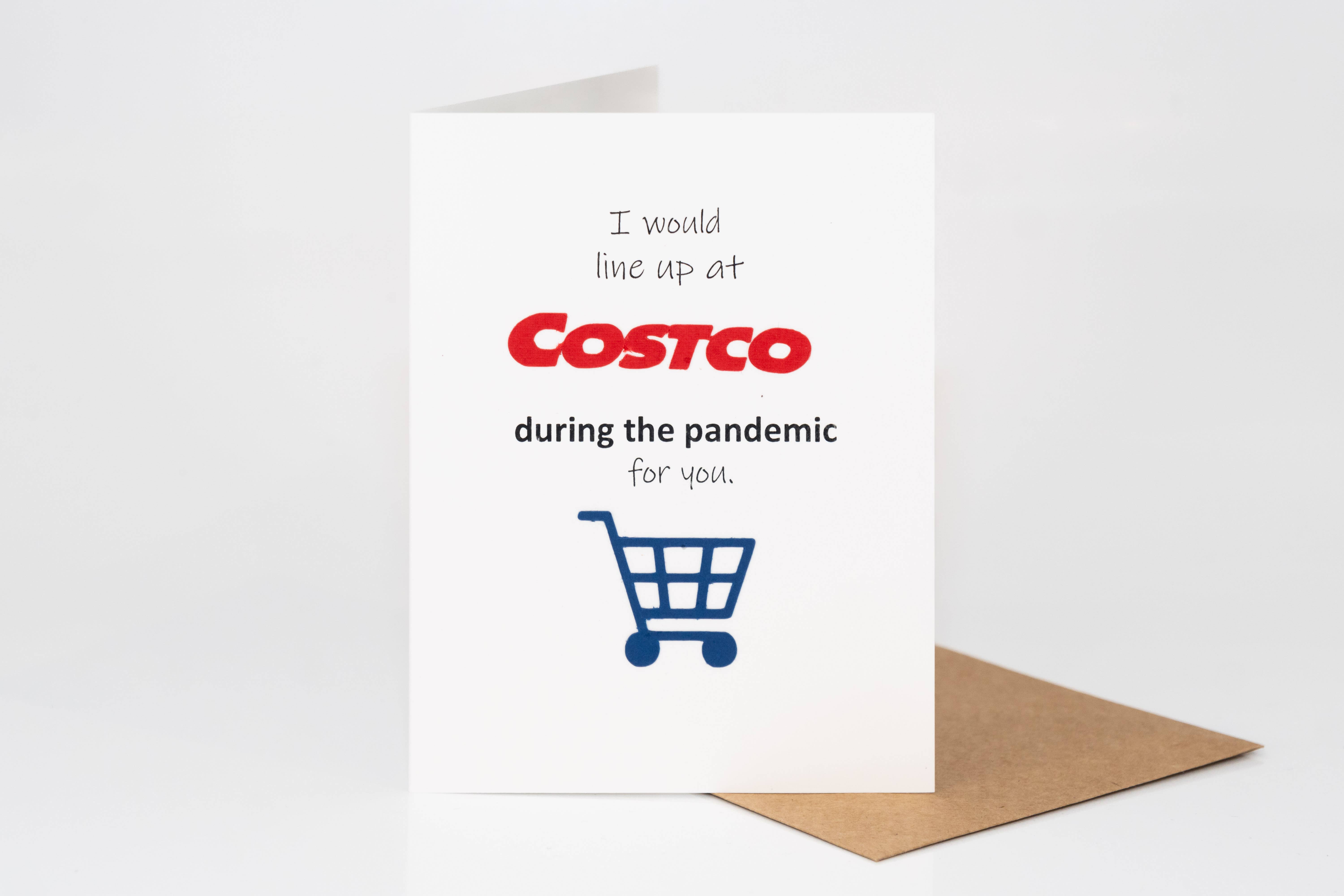 Andoria Paper - Wholesale Love Card - Funny Costco Love Card
