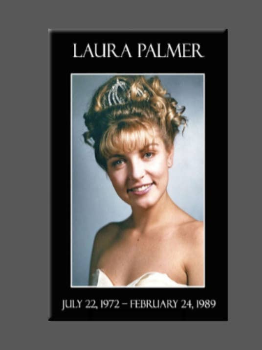 TWIN PEAKS, Magnet, Button, Mirror, Lynch, Laura Palmer for wholesale by Ba Ba Buttons