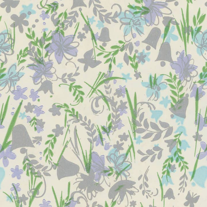 Wedding Bell Floral Vintage Paper for wholesale by Yozo Studio