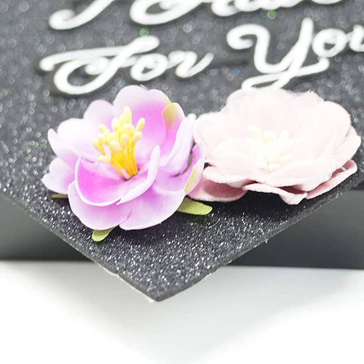 Decoración de gorra de graduación floral hecha a mano para venta al por mayor de Once Upon A Time