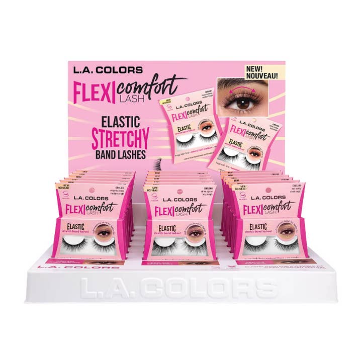 PINEAPPLE Beauty - Wholesale False/Fake Eyelashes - LA Colors CLAC534 Flexi Comfort Lash - 18 pcs0
