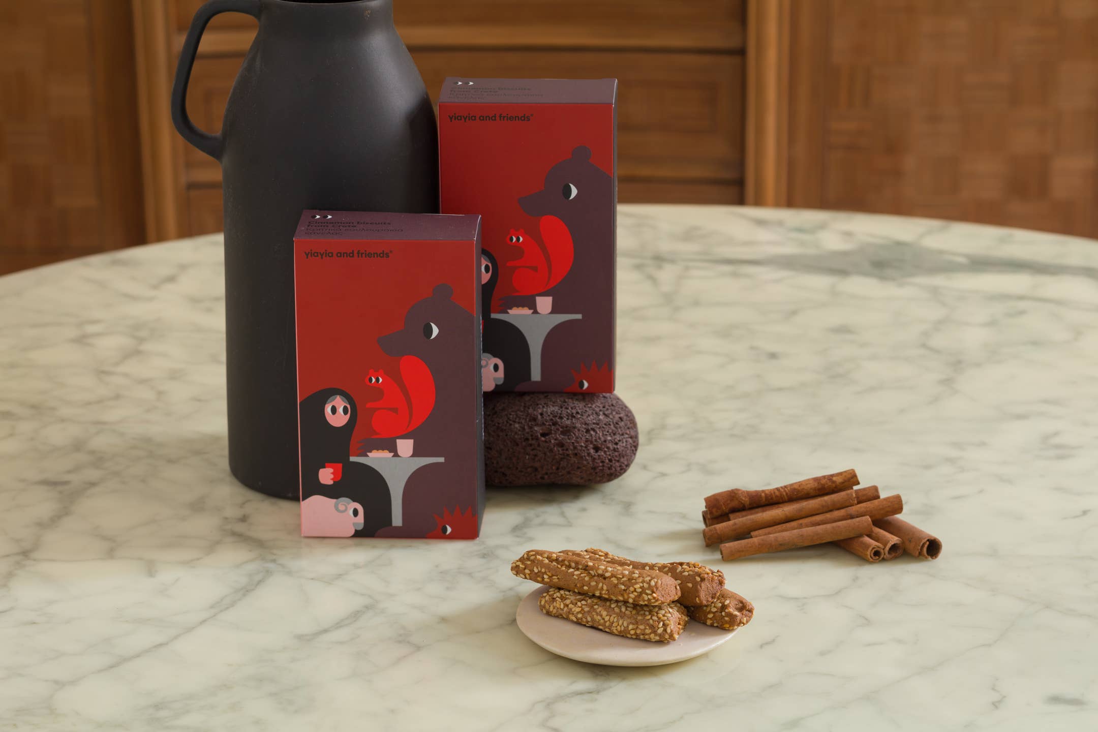 Hellenic Farms - Wholesale Cookie - Yiayia and Friends Cinnamon Biscuits from Crete1