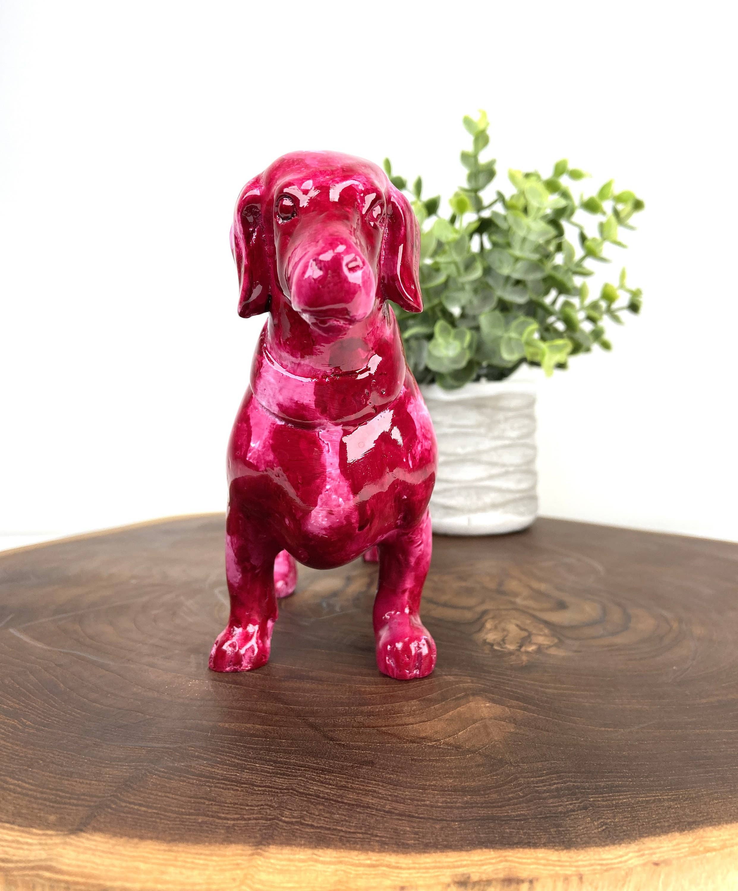 baligood - Wholesale Decorative Figurine - MINI DACHSHUND STATUE, Dog Lover Statue, Dachshund Statue Garden, Doxie Porch7