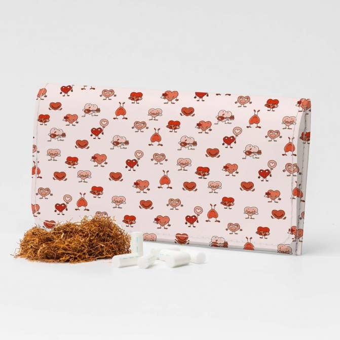 Pochette HEARTS Tyvek® Tabacco per la vendita all'ingrosso da parte di I Like Paper