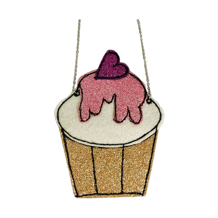 Cupcake Halsband för wholesale av Bumblebee Design Treasures