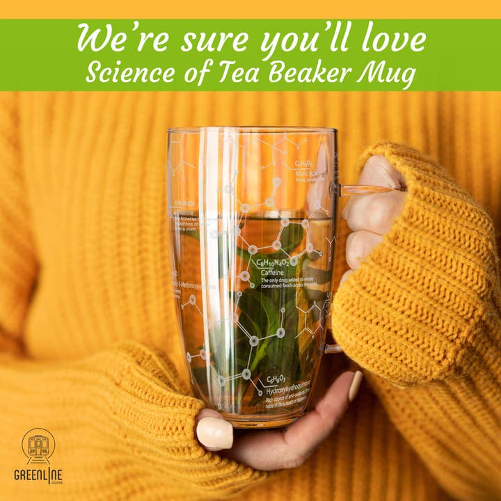 Greenline Goods - Wholesale Coffee Mug - Science of Tea Beaker Mug 18 oz1