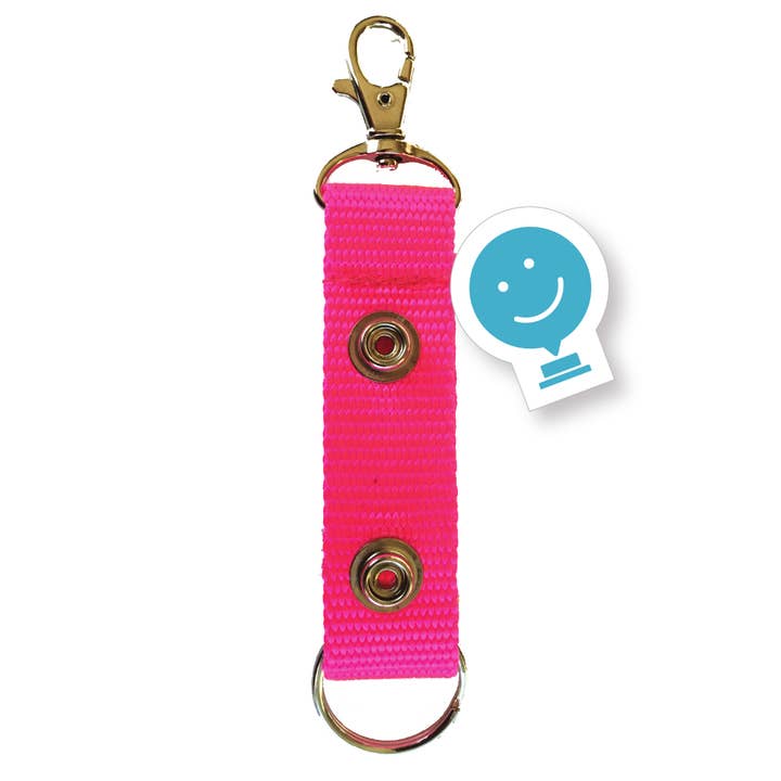 Porte-clés - Rose fluo pour la vente par ChattySnaps
