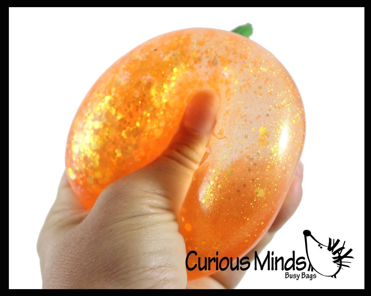 Curious Minds Toys - Wholesale Squishy toy – Kids & Baby - 1 Boxed Realistic Pumpkin Jack o Lantern Sugar Ball - Thick 2