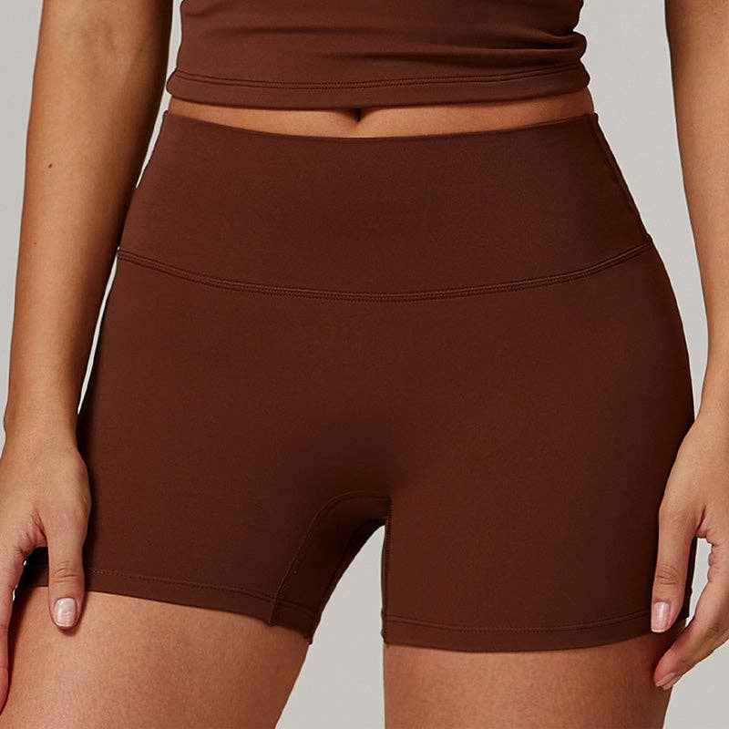 WONDERXFANS – Engroshandel Træningsshorts – til kvinder – Hurtigtørrende højtaljede cykel- og løbeshorts med slank pasform15