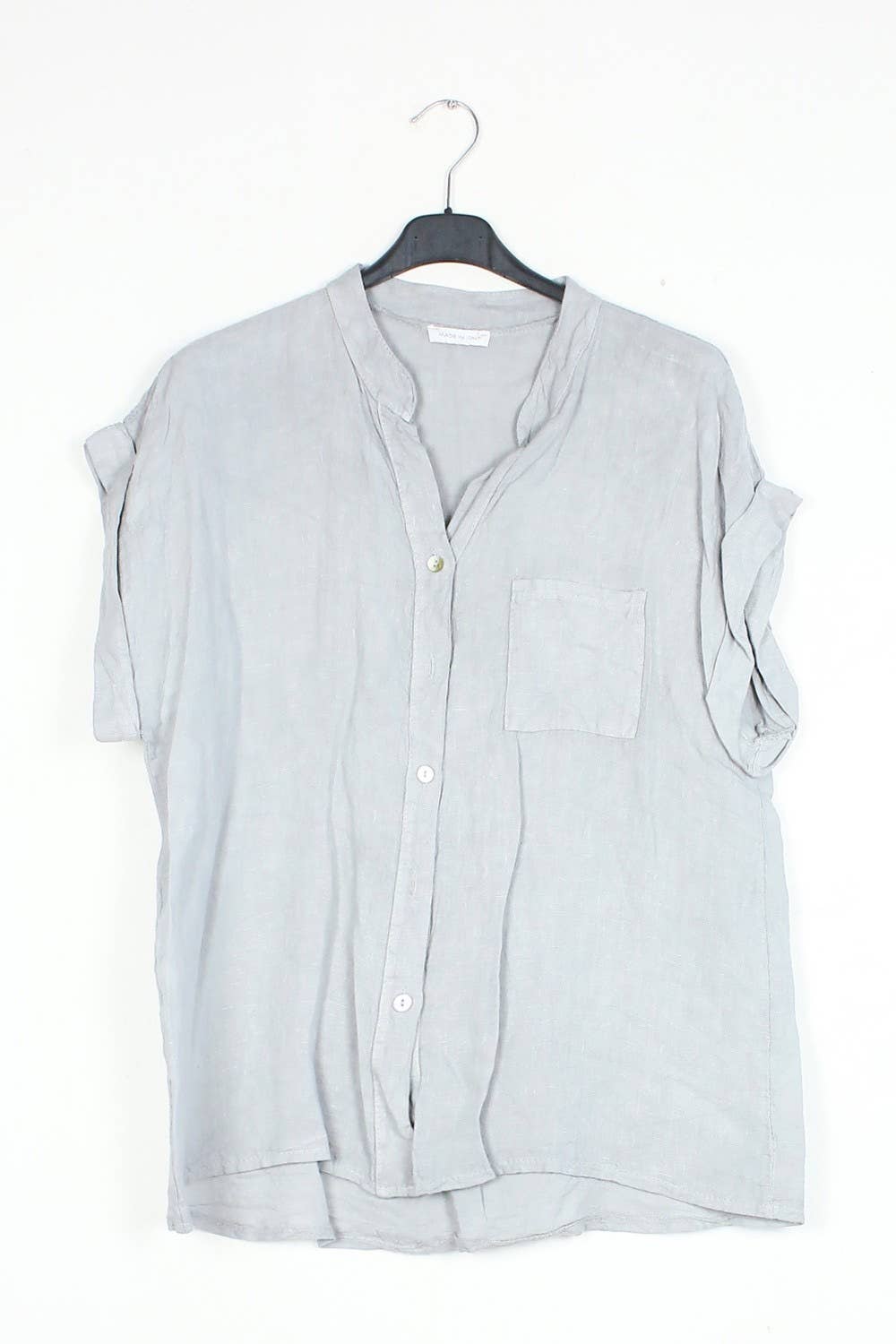 LÉA & LUC - Vente Chemise à col boutonné – femme - Chemise en 100% Lin REF.2065016