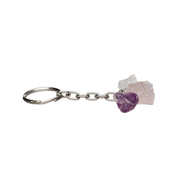 Vives de la Cortada S.L - Wholesale Spiritual stone/crystal - Raw Mineral Mix Keychain1