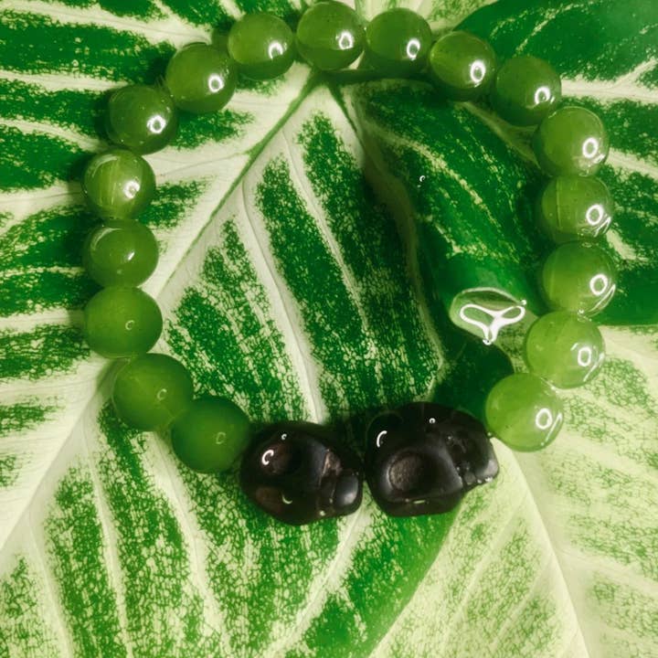 Gemstone Stone Bead Bracelet for Women, Boho Style Stretch for wholesale by Hadi Craft