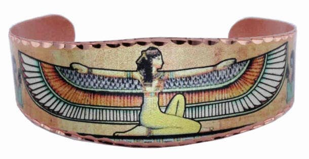 COPPER ARTS INC. - Wholesale Cuff Bracelet - BEG 01 Ancient Egyptian Isis Goddess Bracelet1