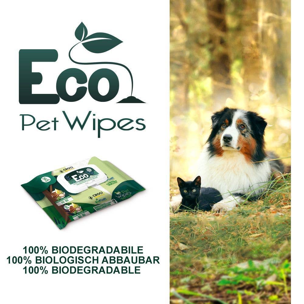 Croci - Wholesale Pet Cleaning Supplies - Wet wipes for dogs and cats - Eco PetWipes - Crosses7