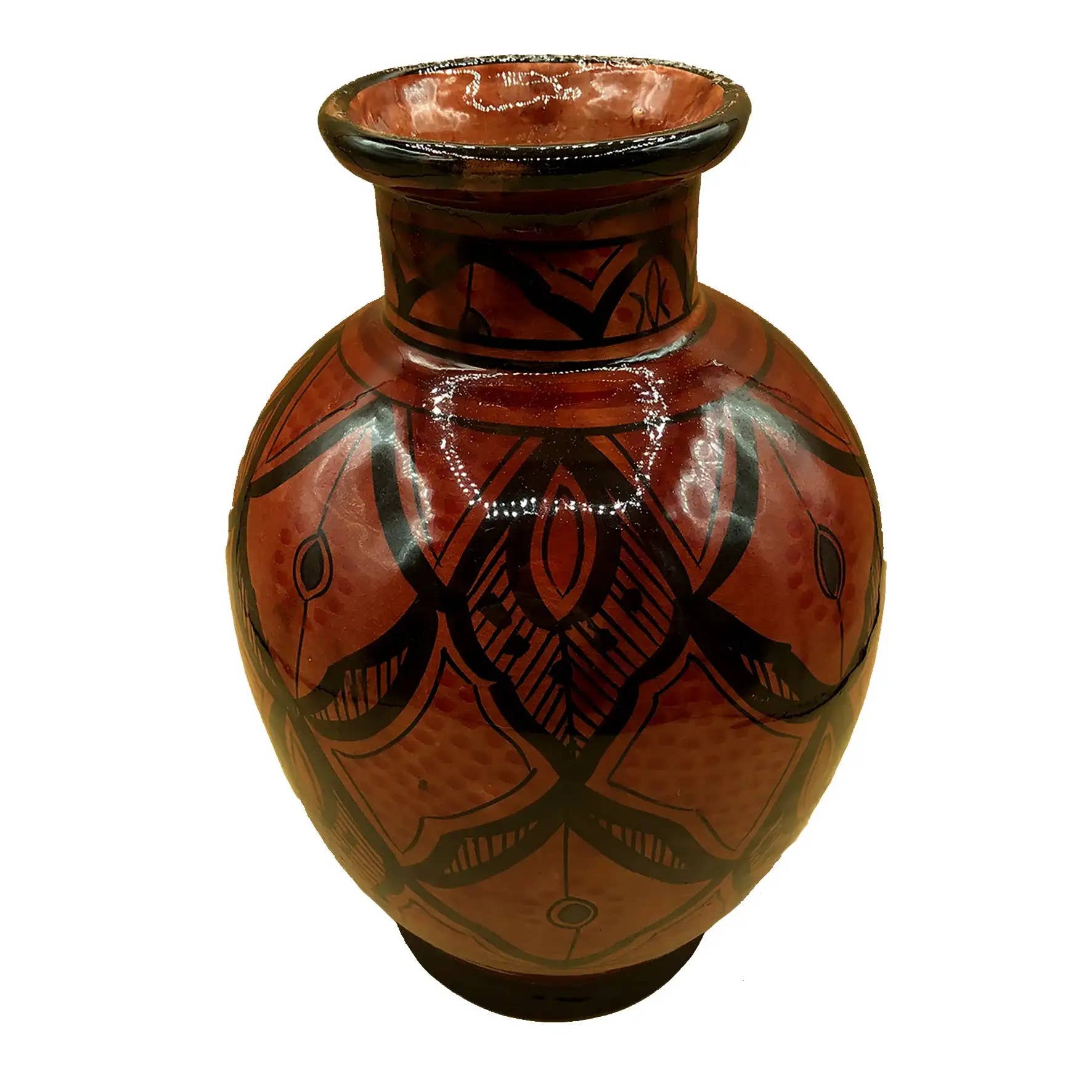 Etnico del Mondo – Großhandel Vasen – Marokkanische Berber-Vase Safi Keramik Handarbeit 28 cm #10