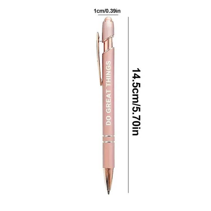 Girlfriends Ink - Wholesale Pen - Multipurpose Retractable Ballpoint Pens with Quotes5