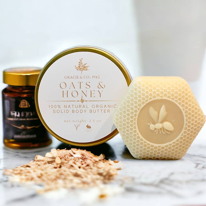 Gracie & Co. 1942 - Wholesale Solid Lotion - Organic Solid Body Butter Lotion Bar