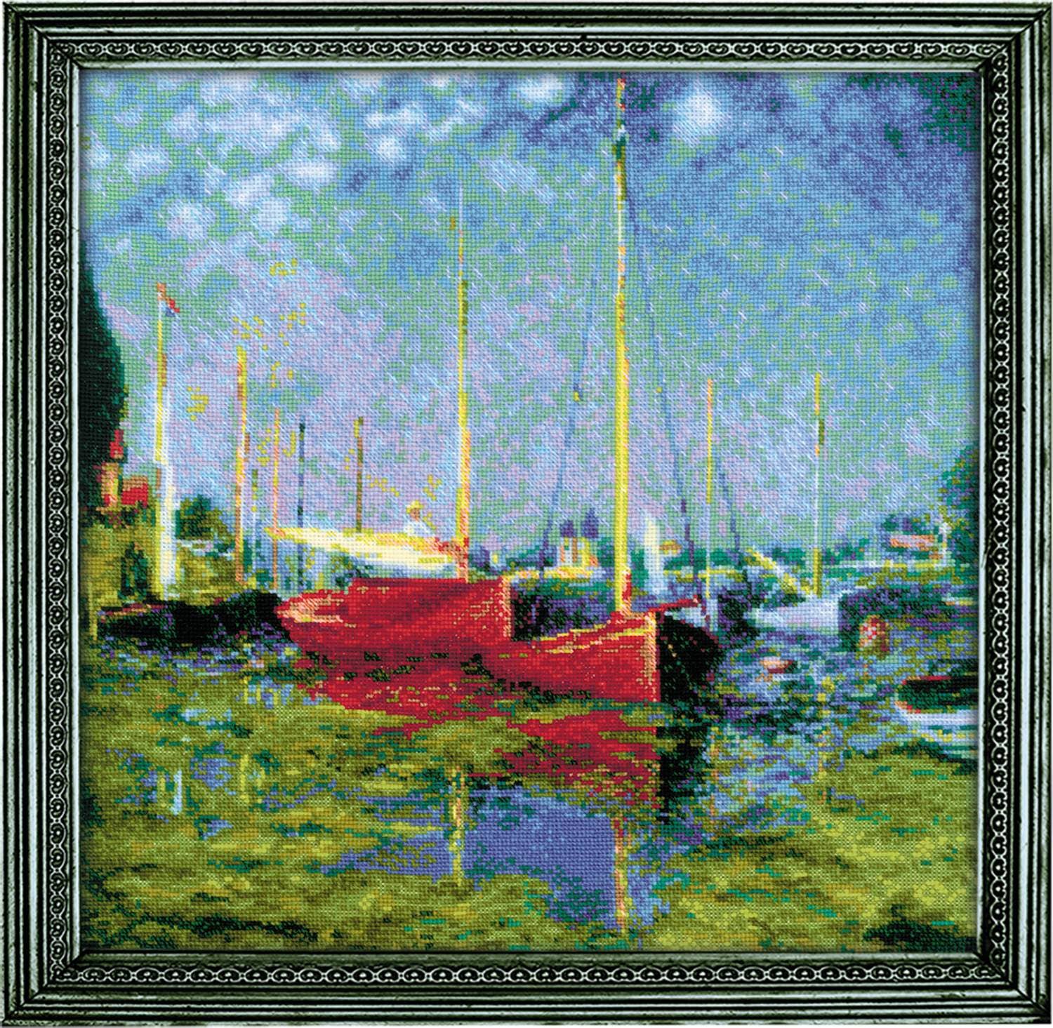 RIOLIS - Wholesale Embroidery/Cross Stitch Supplies - Cross Stitch Kit Riolis 1779 Argenteuil after Monet