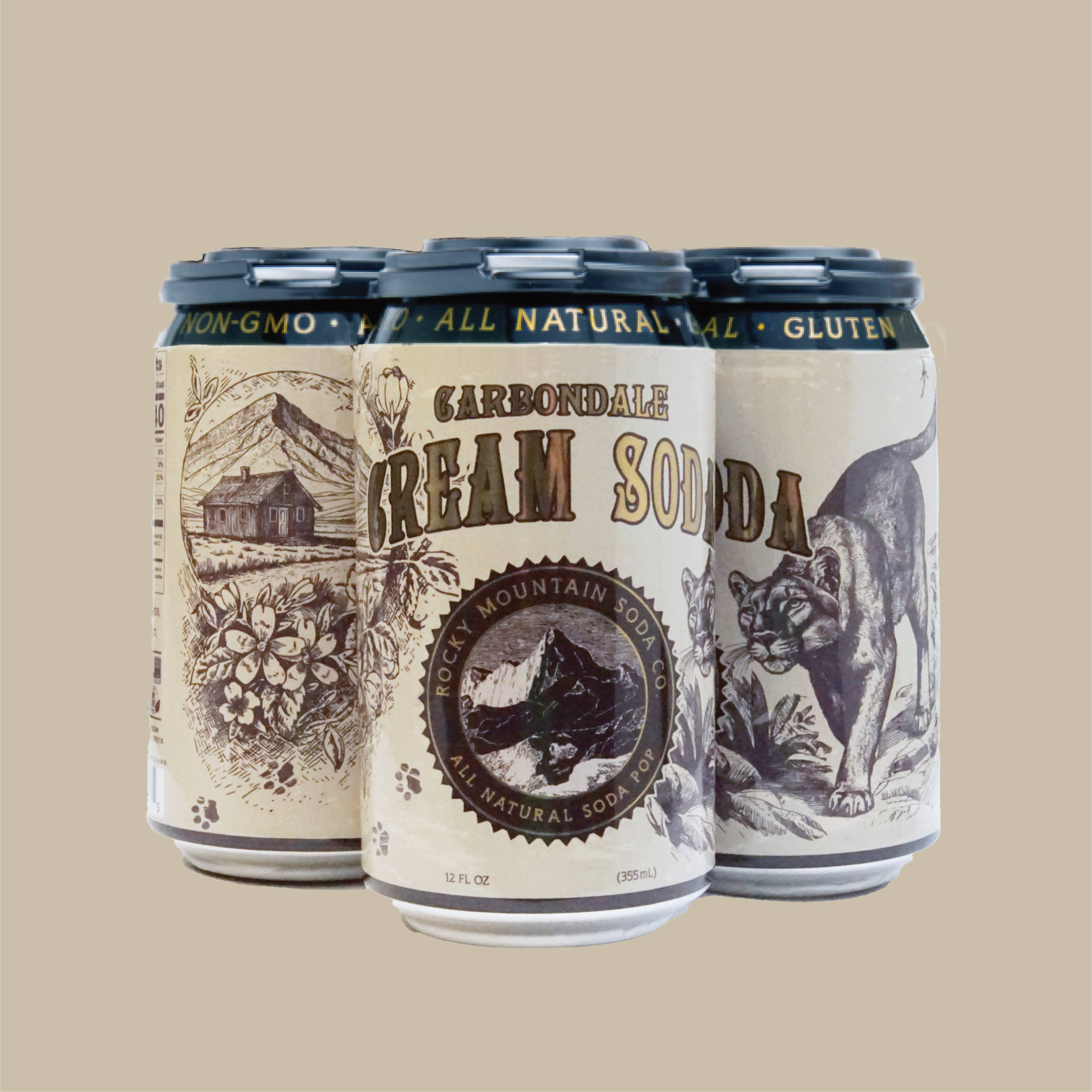 Rocky Mountain Soda - Wholesale Soda/Carbonated Drink - Carbondale Cream Soda Cans