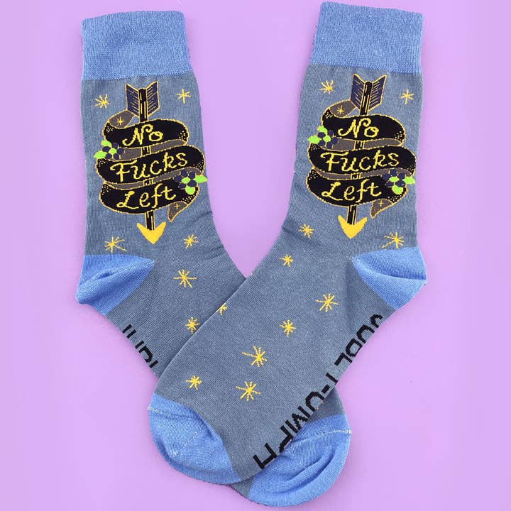 Jubly-Umph - Wholesale Socks – Unisex - No Fucks Left Socks - Unisex Medium3
