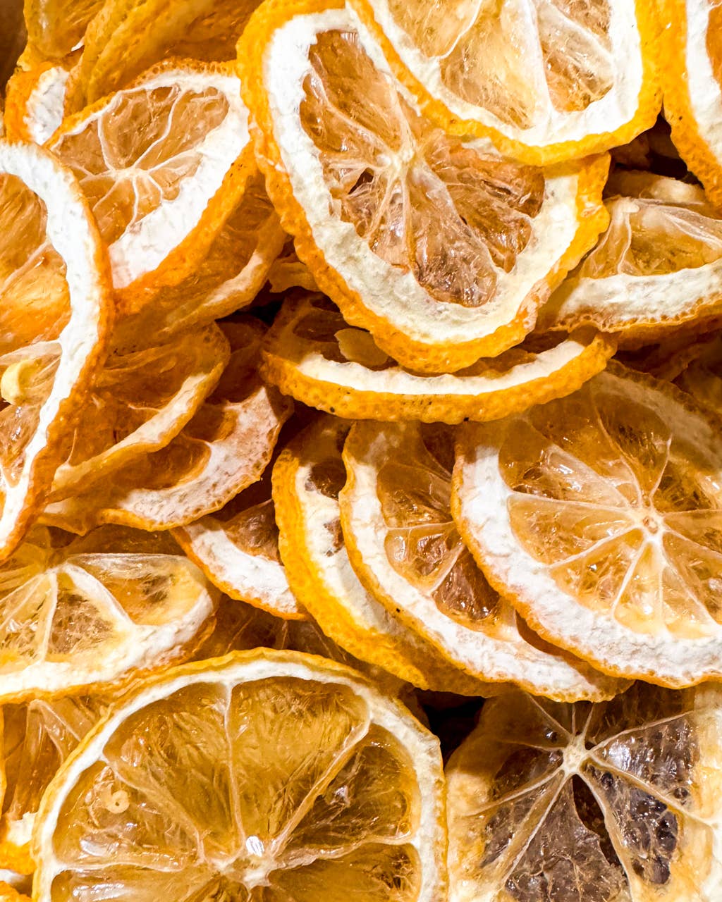 Spirits WIth Smoke - Wholesale Dried/Dehydrated Fruit - Cocktail & Food | Fruit Garnish - Lemon Wheels1