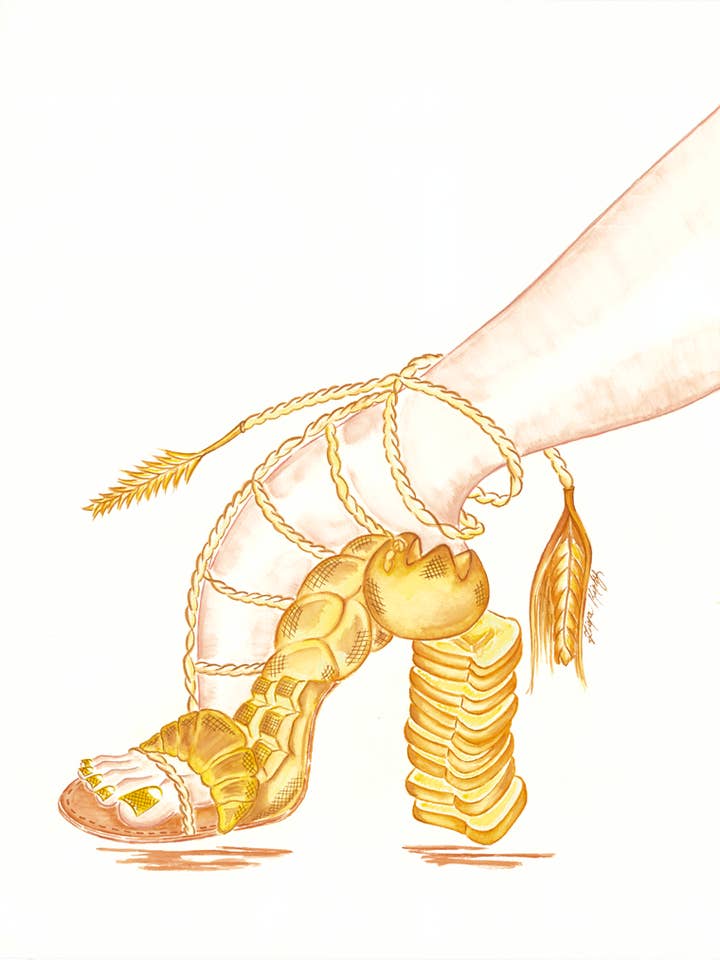 French Loaf Tea Towel for wholesale by Snobby & Posh