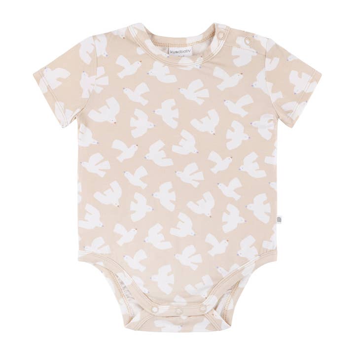 Comfy Bodysuit Short Sleeve - Seagull for wholesale on Faire4