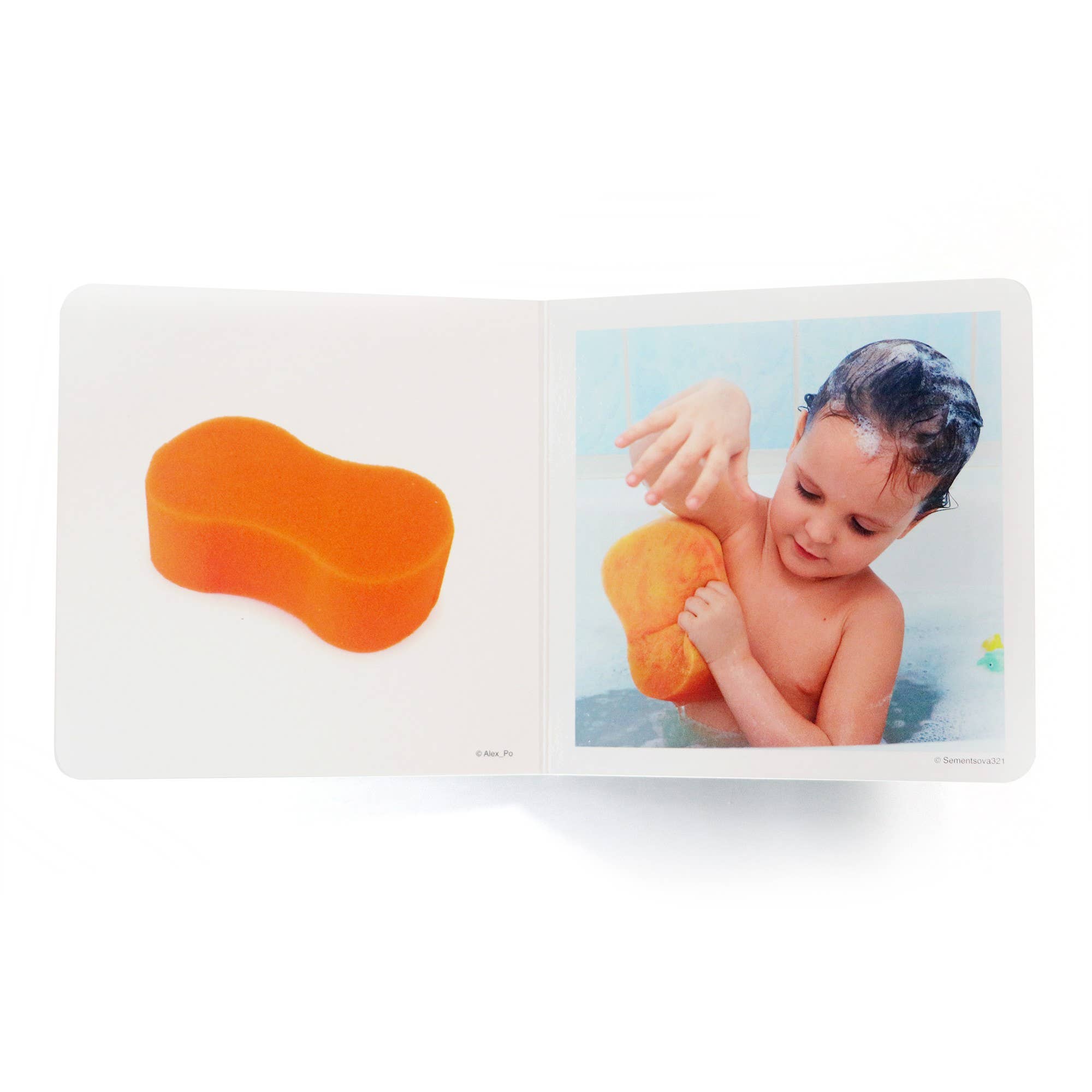 Nowordbooks - Wholesale Baby & Toddler Book (0-2) - Bathe - Wordless Photo Book [15x15 cm]1