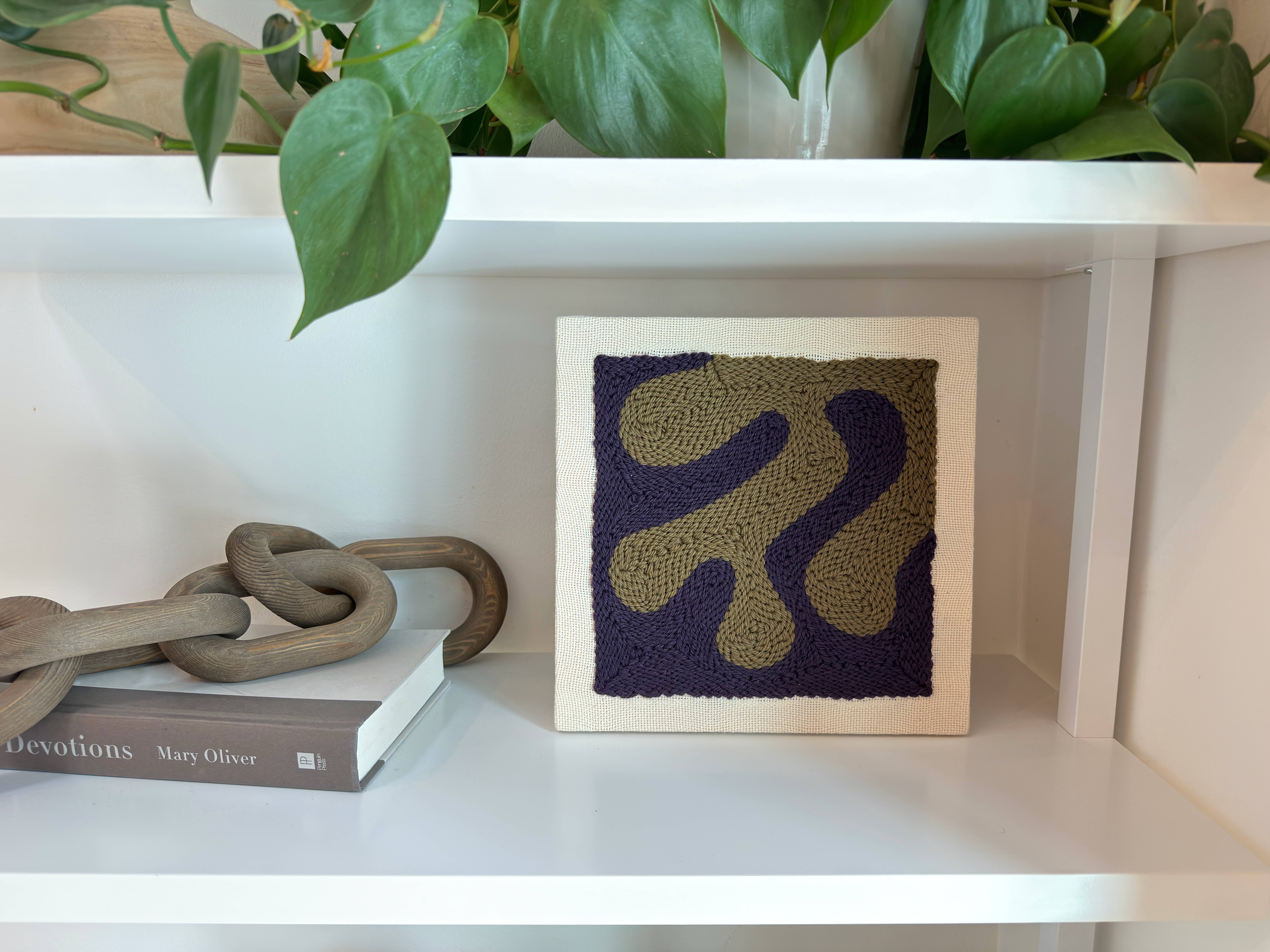 Both Hands Crafts - Wholesale DIY Craft Kit - "Mind Meld" - Beginner Punch Needle Kit - Wall Art6