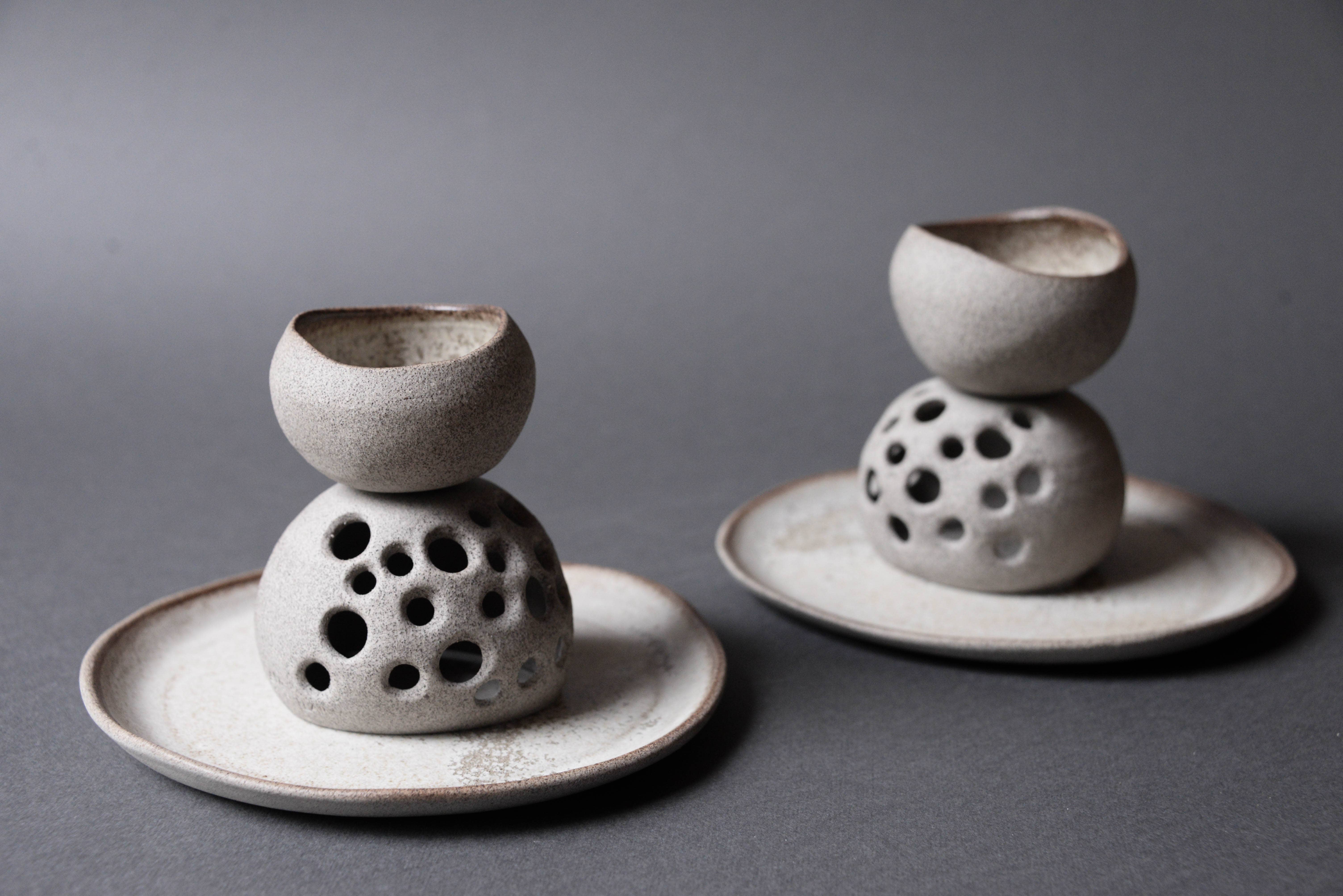 LAIMA CERAMICS (SIA Radosa Apvieniba Spares) – wholesale Aromaterapiinhalator – Stensamling Staplade Stenar Aromadiffusor — Stengods9